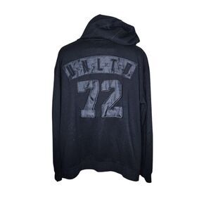 Vintage Y2K Ecko Unitd Full Zip Sweatshirt Hoodie Mens 2XL Black